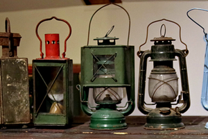 kerosene lanterns