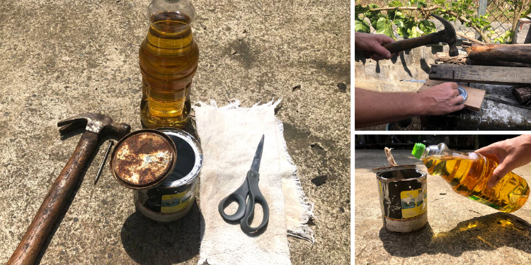 DIY Tin Oil Lamp In Case Of A Power Outage