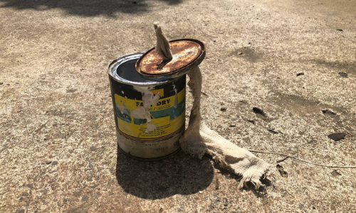 DIY Tin Oil Lamp In Case Of A Power Outage