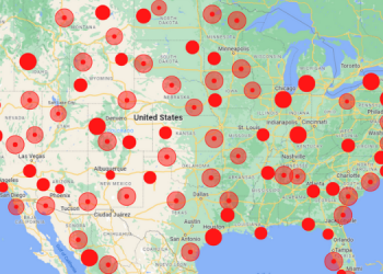 US Nuclear Target Map