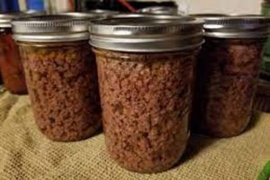 canned hamburger meat