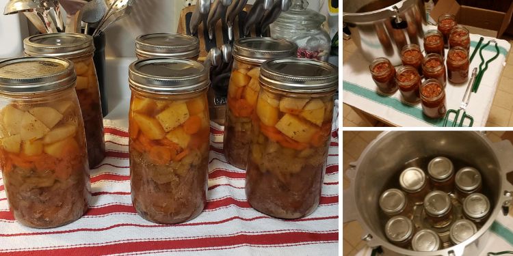 5 Pressure Canned Meals in a Jar