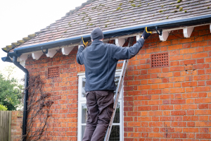 mending a roof