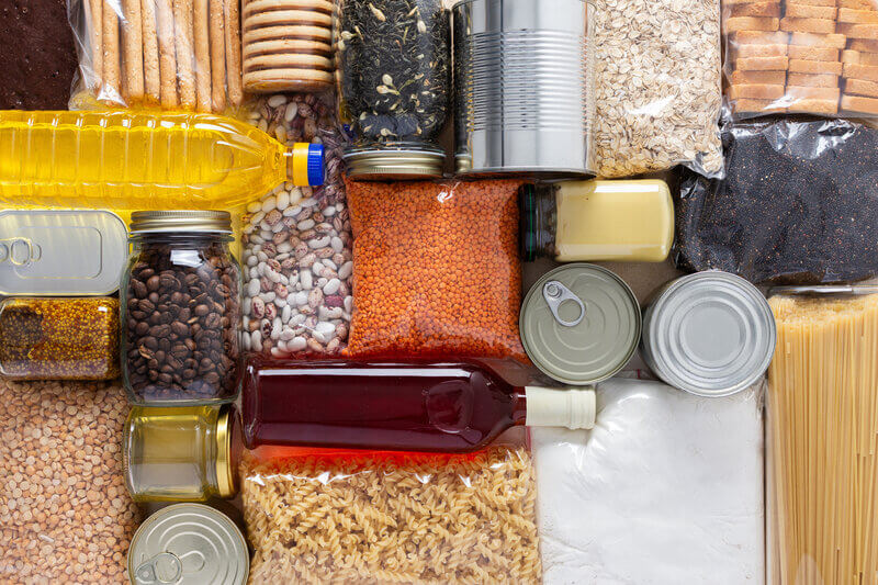 Common Cooking Mistakes - Dry Goods in a Stockpile