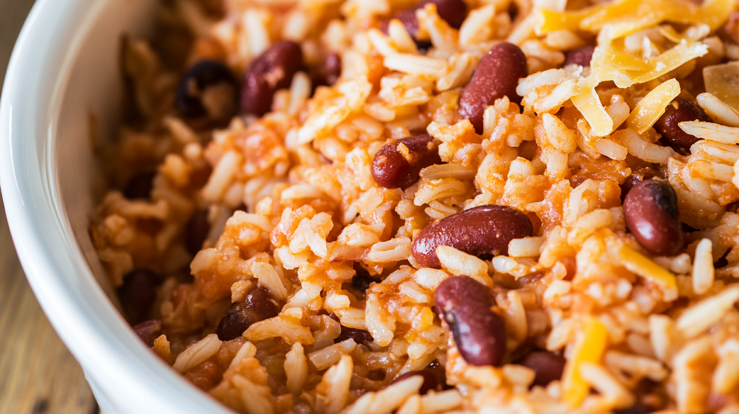Rice And Bean Casserole – An American Pantry Staple Rice And Bean Casserole – An American Pantry Staple