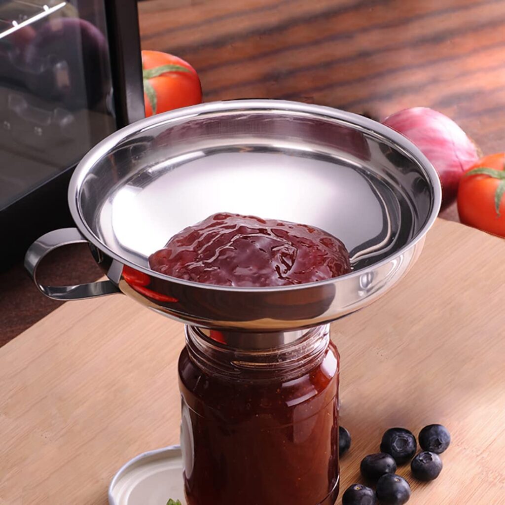 Delove Canning Funnel with Strainer