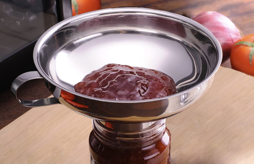 Delove Canning Funnel with Strainer