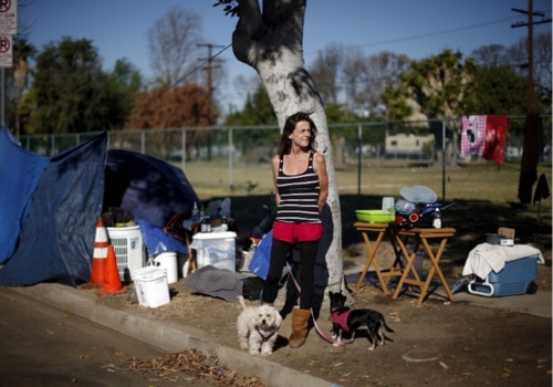 Homeless Woman