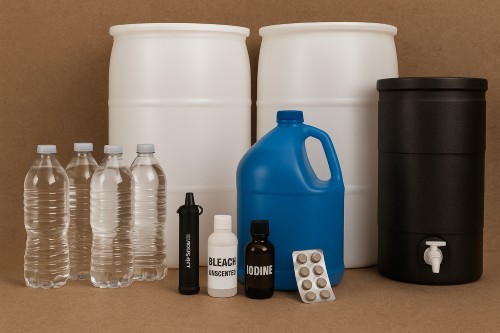 water stockpile