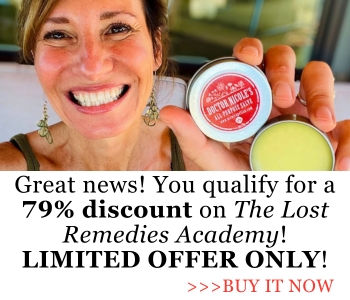 Banner Lost Remedies with a picture of Nicole