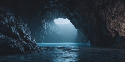 flooded cave