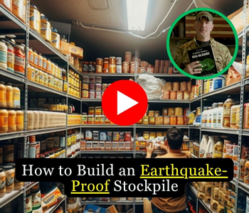 Cellar with survival products