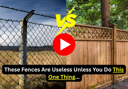 Two different types of fences