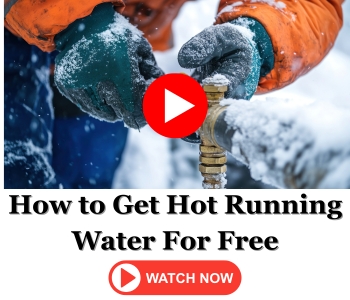 hot running water