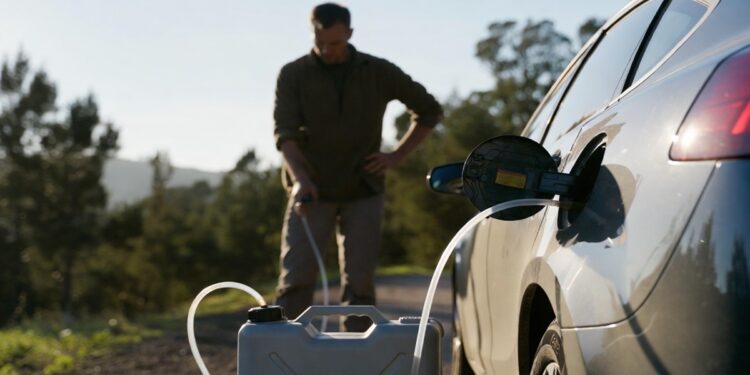 how to siphon gas from modern car