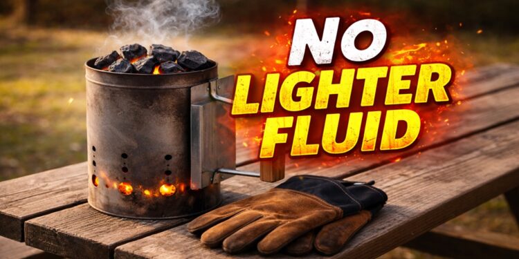 how to light charcoal without lighter fluid