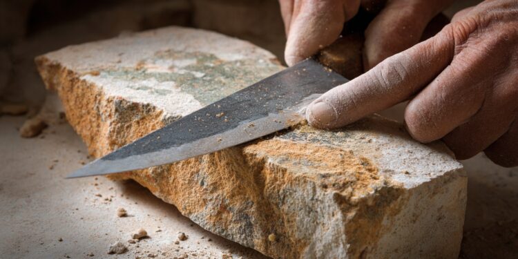 how to sharpen a knife without a knife sharpener