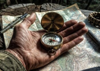 how to use a compass