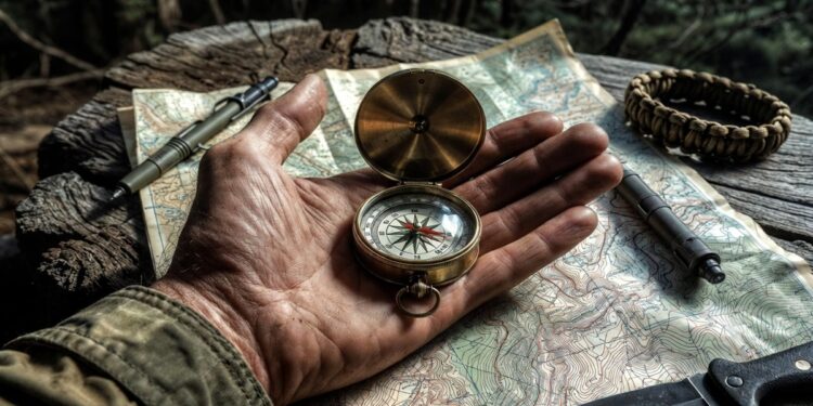 how to use a compass