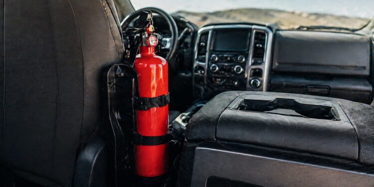 car fire extinguisher