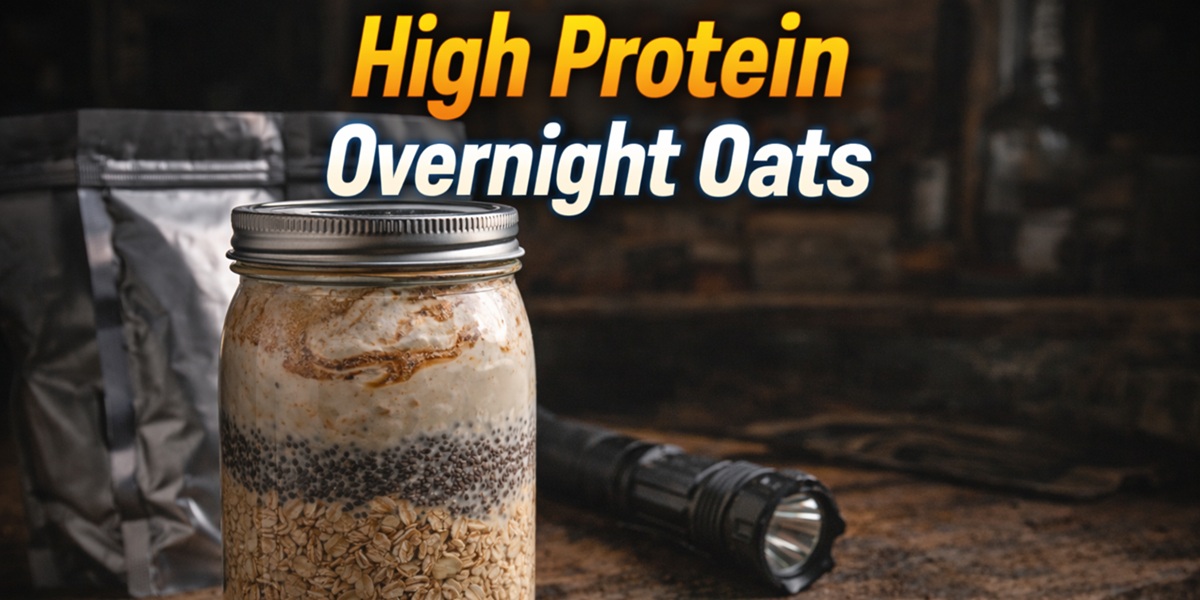 High Protein Overnight Oats: The Preppers’ No-Cook Survival Breakfast High Protein Overnight Oats: The Preppers’ No-Cook Survival Breakfast