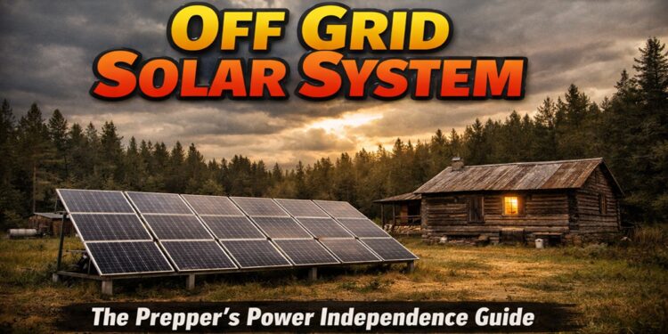 off grid solar system - the prepper guide