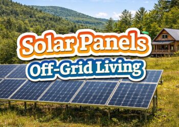 solar panels for off-grid living