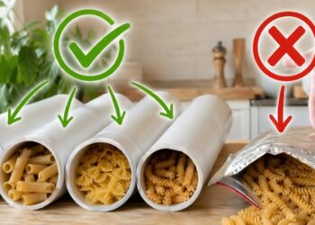 Pasta in PVC piper not mylar bags