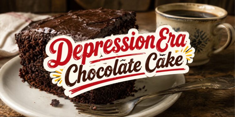 depression era chocolate cake
