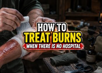 how to treat burns when there is no hospital