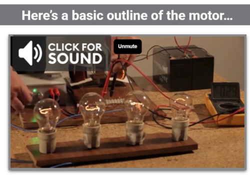 Video banner with a DIY project by Oregon Motor